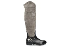 Damen Le Pepé Stiefel CAMOSCIO FANGO NAPPA NERO (41)
