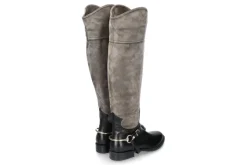 Damen Le Pepé Stiefel CAMOSCIO FANGO NAPPA NERO (41)