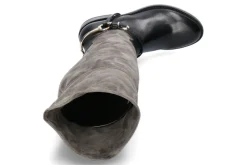Damen Le Pepé Stiefel CAMOSCIO FANGO NAPPA NERO (41)