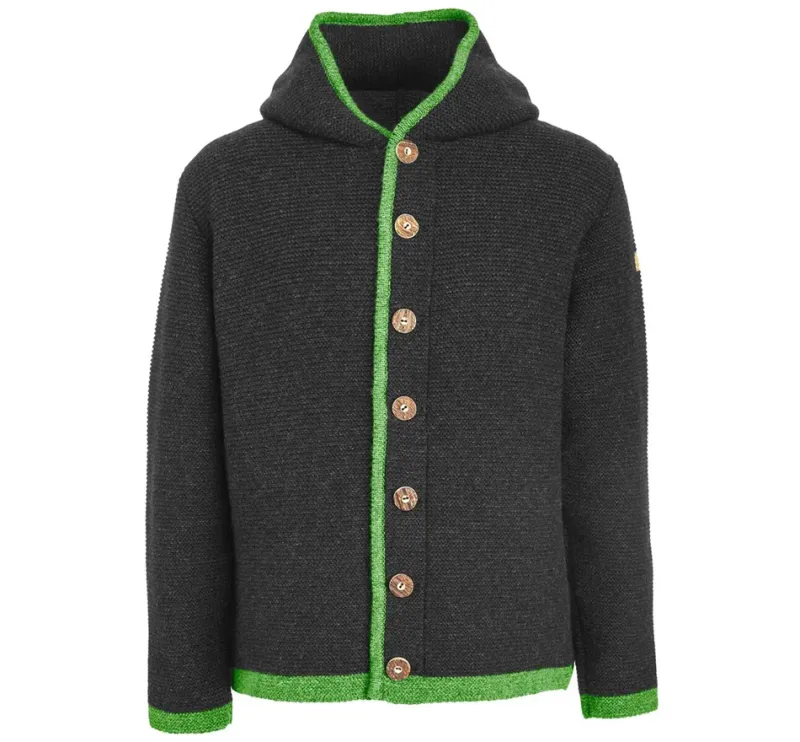 Damen Liebling Janker THOMAS -anthrazit grün