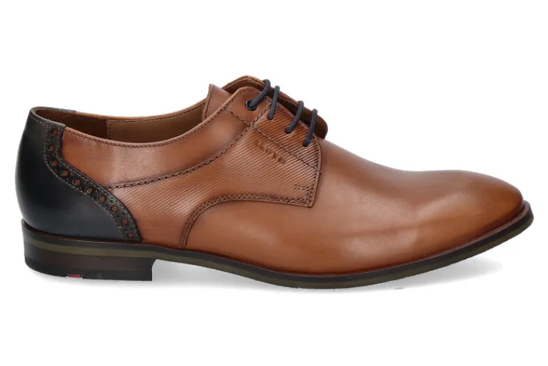 Herren Lloyd Schnürer HIGGINS GRANADA CALF COGNAC PACIFIC (44)