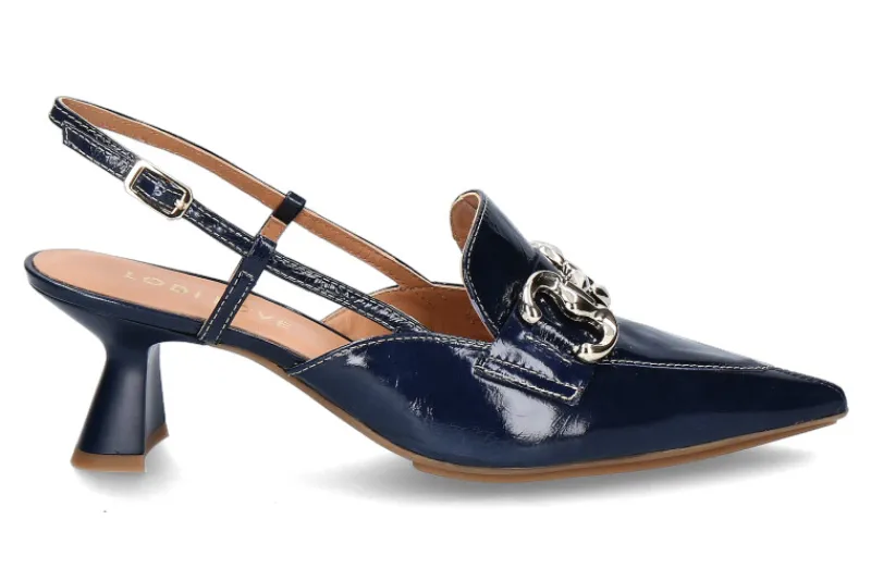 Damen Lodi Slingpumps KAL4424 MILANO- navy blau