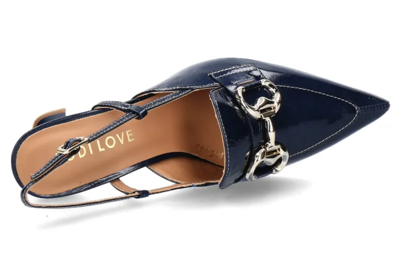Damen Lodi Slingpumps KAL4424 MILANO- navy blau