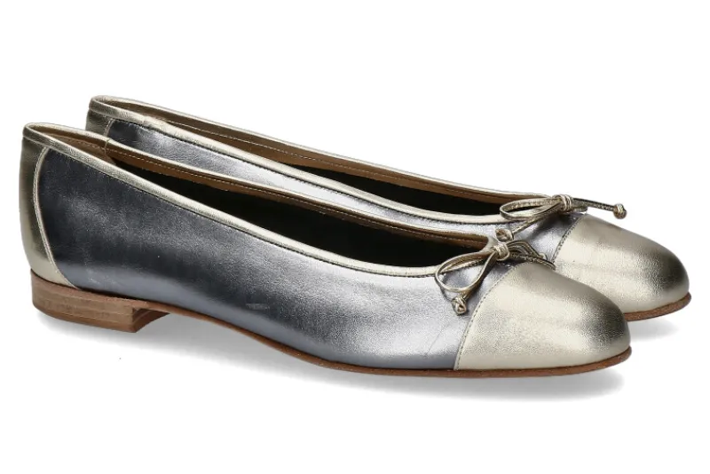 Damen Lorbac Ballerina MOLLY LAMINATO ACCIAIO