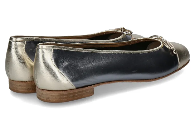 Damen Lorbac Ballerina MOLLY LAMINATO ACCIAIO