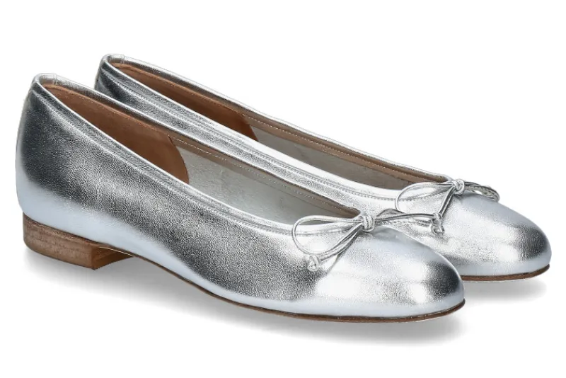 Damen Lorbac Ballerina MOLLY LAMINATO- argento/silber