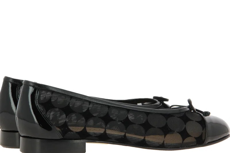 Damen Lorbac Ballerina MOLLY RETE NERO