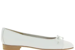 Damen Lorbac Ballerina NAPPA BIANCO VERNICE