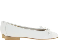 Damen Lorbac Ballerina NAPPA BIANCO VERNICE