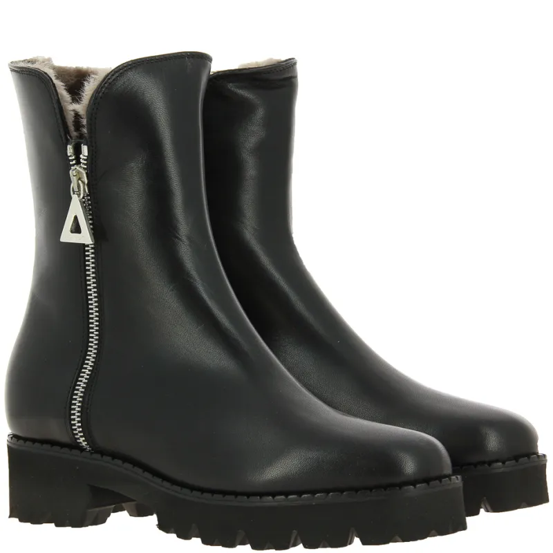 Damen Lorbac Stiefelette gefüttert MAGDA NAPPA NERO