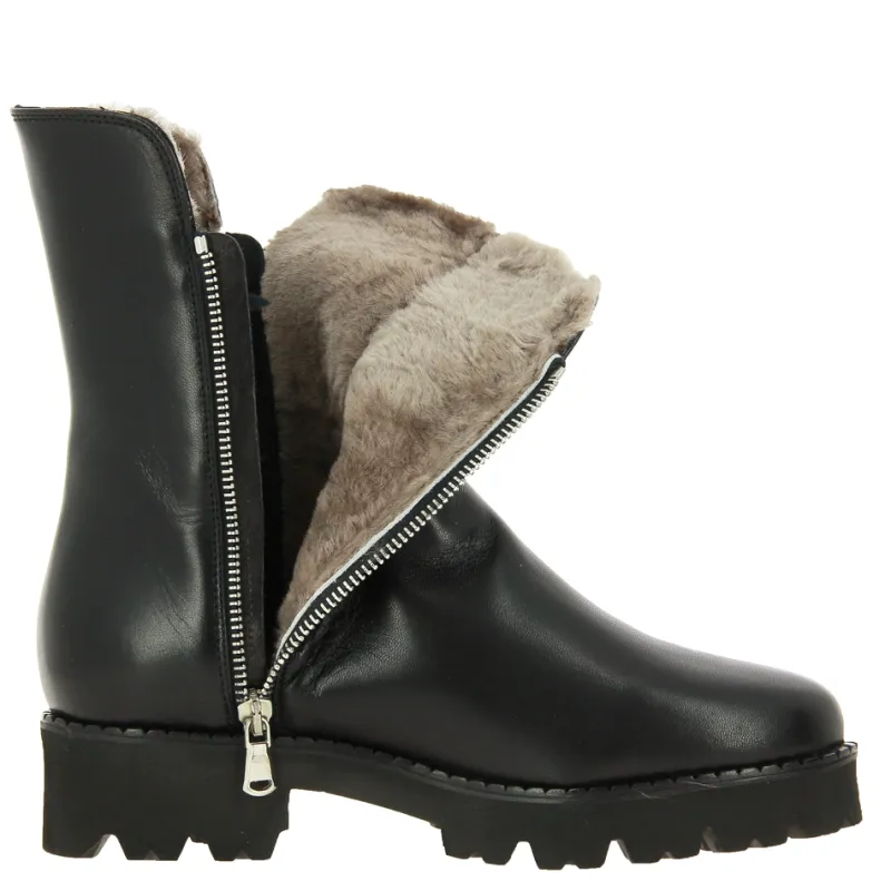 Damen Lorbac Stiefelette gefüttert MAGDA NAPPA NERO