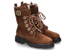 Damen Luca Grossi Schnürstiefelette gefüttert CAMOSCIO MARRONE
