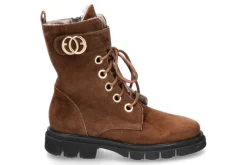 Damen Luca Grossi Schnürstiefelette gefüttert CAMOSCIO MARRONE