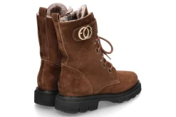 Damen Luca Grossi Schnürstiefelette gefüttert CAMOSCIO MARRONE