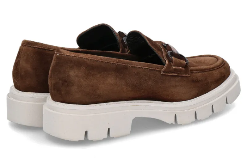 Damen Luca Grossi Slipper CAMOSCIO MARRONE