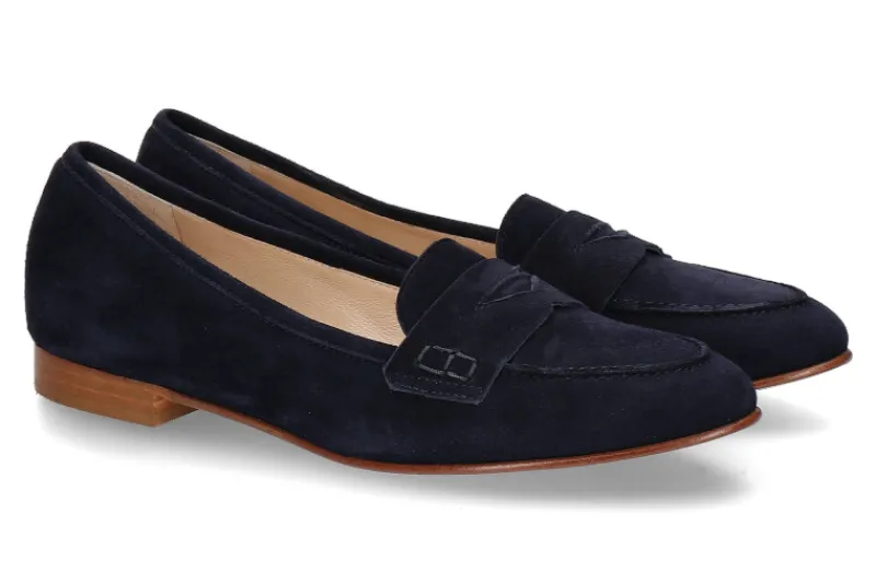 Damen Luca Grossi Slipper CAMOSCIO BLU 2117M