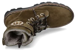 Damen Luca Grossi Stiefelette gefüttert CAMOSCIO MILITARY