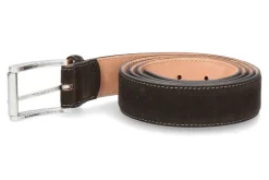 Damen Ludwig Reiter Herren-Gürtel CHINO VELOURS- mocca/ dunkelbraun