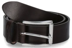 Damen Ludwig Reiter Herren-Riemengürtel SATTELLEDER- dunkelbraun