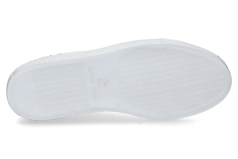 Herren Ludwig Reiter Herren-Sneaker TENNIS GOLFGRAIN RIND- weiss