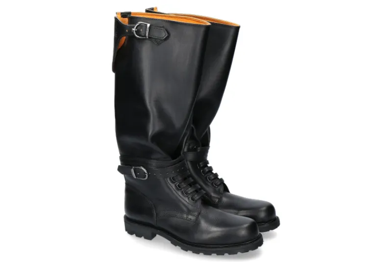 Damen Ludwig Reiter Husarenstiefel JUCHTENLEDER SCHWARZ (40)