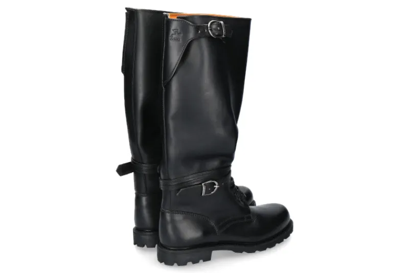 Damen Ludwig Reiter Husarenstiefel JUCHTENLEDER SCHWARZ (40)