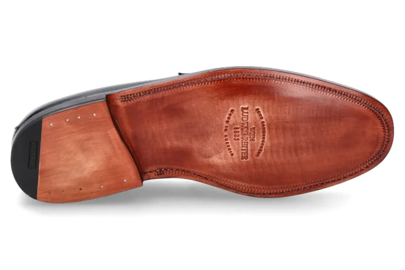 Herren Ludwig Reiter Loafer PENNY BOOKBINDER CALF NAVY