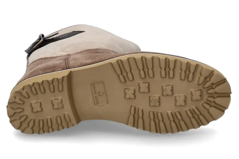 Damen Ludwig Reiter Stiefel gefüttert SENNERIN VELOUR TABAC