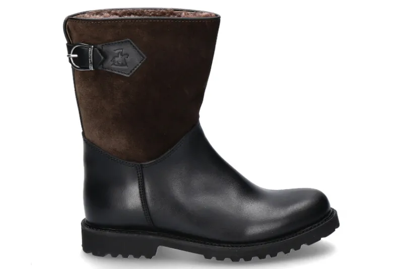 Damen Ludwig Reiter Stiefel gefüttert SENNERIN SCHWARZ VELOUR BRAUN