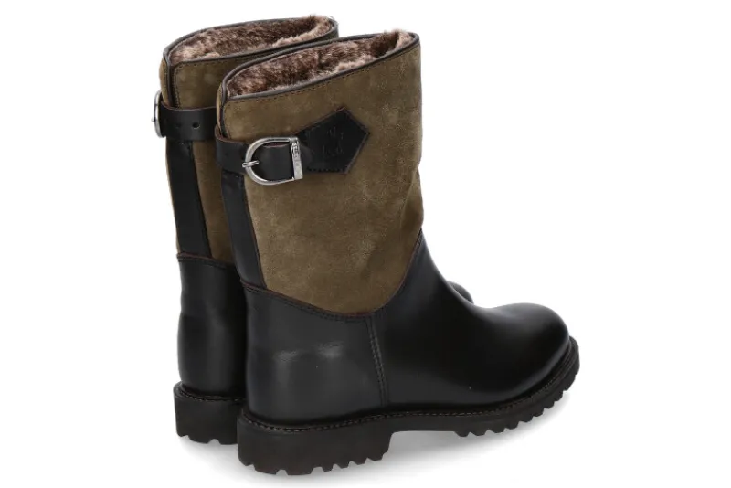 Damen Ludwig Reiter Stiefel gefüttert SENNERIN VELOUR OLIV (37½)