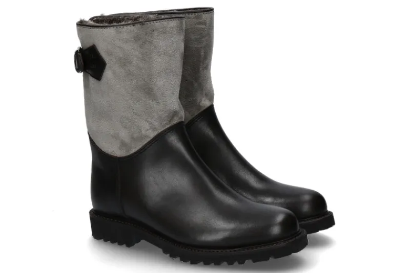 Damen Ludwig Reiter Stiefelette gefüttert SENNERIN MOCCA VELOURS OLIVEGREY
