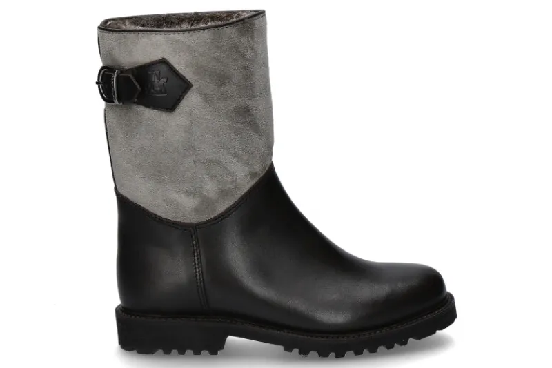Damen Ludwig Reiter Stiefelette gefüttert SENNERIN MOCCA VELOURS OLIVEGREY