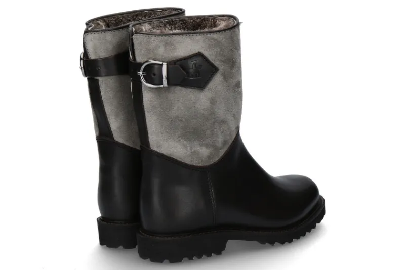 Damen Ludwig Reiter Stiefelette gefüttert SENNERIN MOCCA VELOURS OLIVEGREY