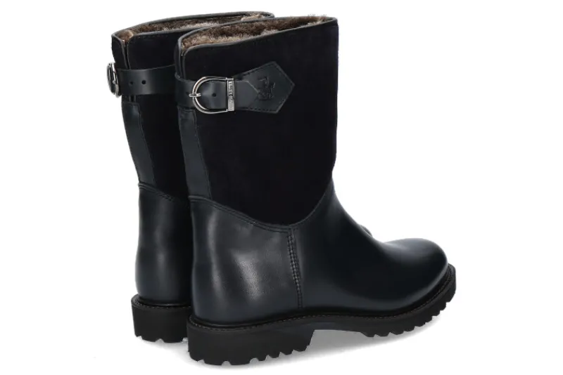 Damen Ludwig Reiter Stiefelette gefüttert SENNERIN VELOURS- blau