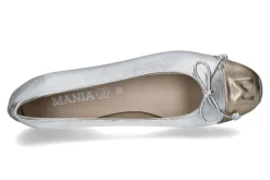 Damen Mania Ballerina 1134 LAMINATO NAPPA- silber/ gold