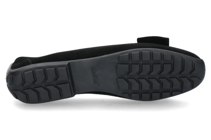 Damen Mania Ballerina CAMOSCIO NERO