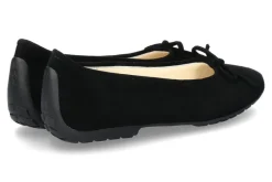 Damen Mania Ballerina CAMOSCIO NERO (40½)