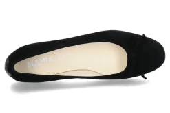 Damen Mania Ballerina CAMOSCIO NERO (40½)