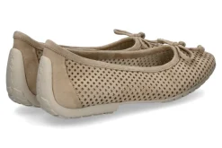 Damen Mania Ballerina LILLY PERFORATO BEIGE