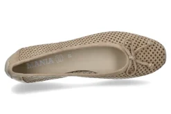 Damen Mania Ballerina LILLY PERFORATO BEIGE