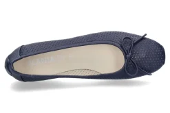 Damen Mania Ballerina PERFORATO BLU (39)