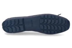 Damen Mania Ballerina PERFORATO BLU (39)