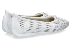 Damen Mania Ballerina PERFORATO BIANCO (37 )