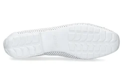 Damen Mania Ballerina PERFORATO BIANCO (37 )