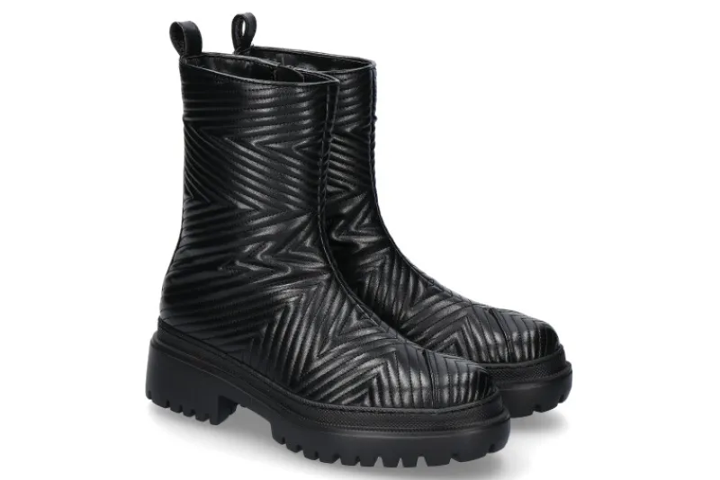 Damen Mania Bootie gefüttert ECONAPPA NERO- schwarz