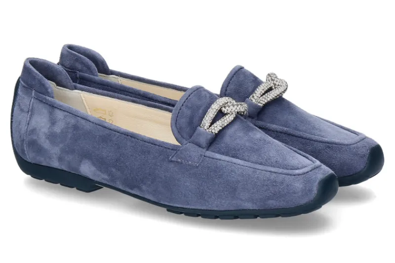 Damen Mania Loafer CAMOSCIO 1088- jeans blue