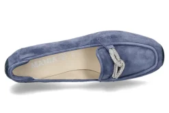 Damen Mania Loafer CAMOSCIO 1088- jeans blue