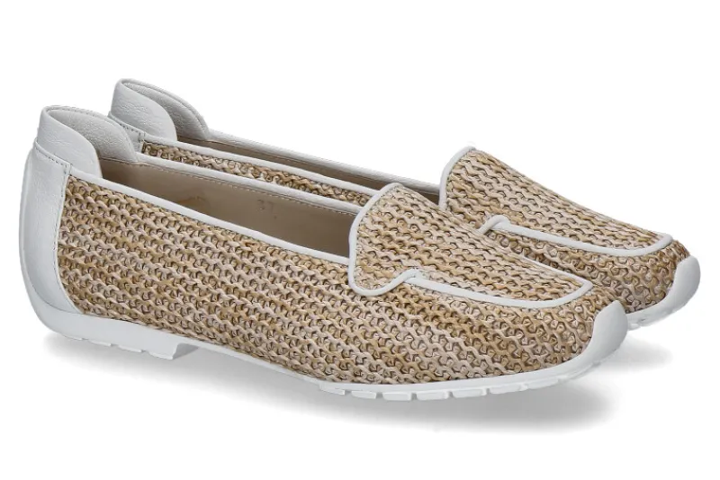 Damen Mania Slipper 937 LIRIO ARNICA- weiss/ hellbraun