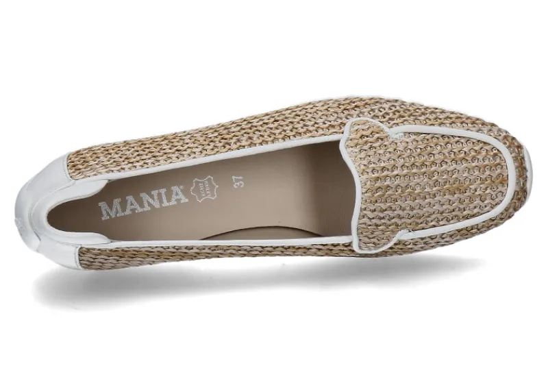 Damen Mania Slipper 937 LIRIO ARNICA- weiss/ hellbraun