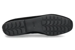 Damen Mania Slipper CAMOSCIO NERO STRASS